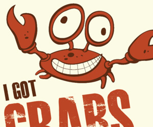 apparel - crabs t-shirt design