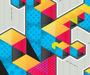 illustration digital - isometric just for fun 2