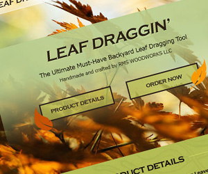 web website - leaf draggin