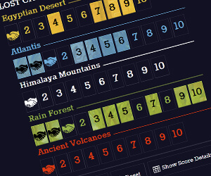 web - lost cities score calculator