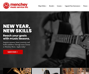 web website - menchey music service